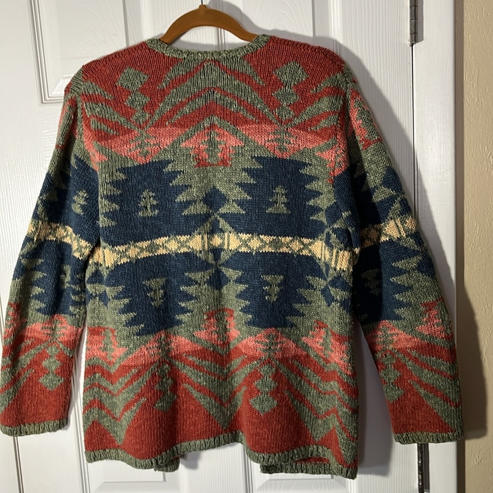 Lauren Ralph Lauren Aztec Cardigan - Picture 11 of 16